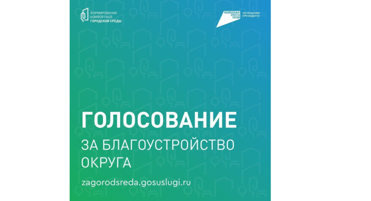 Голосование за благоустройство округа. Голосование за благоустройство округа.